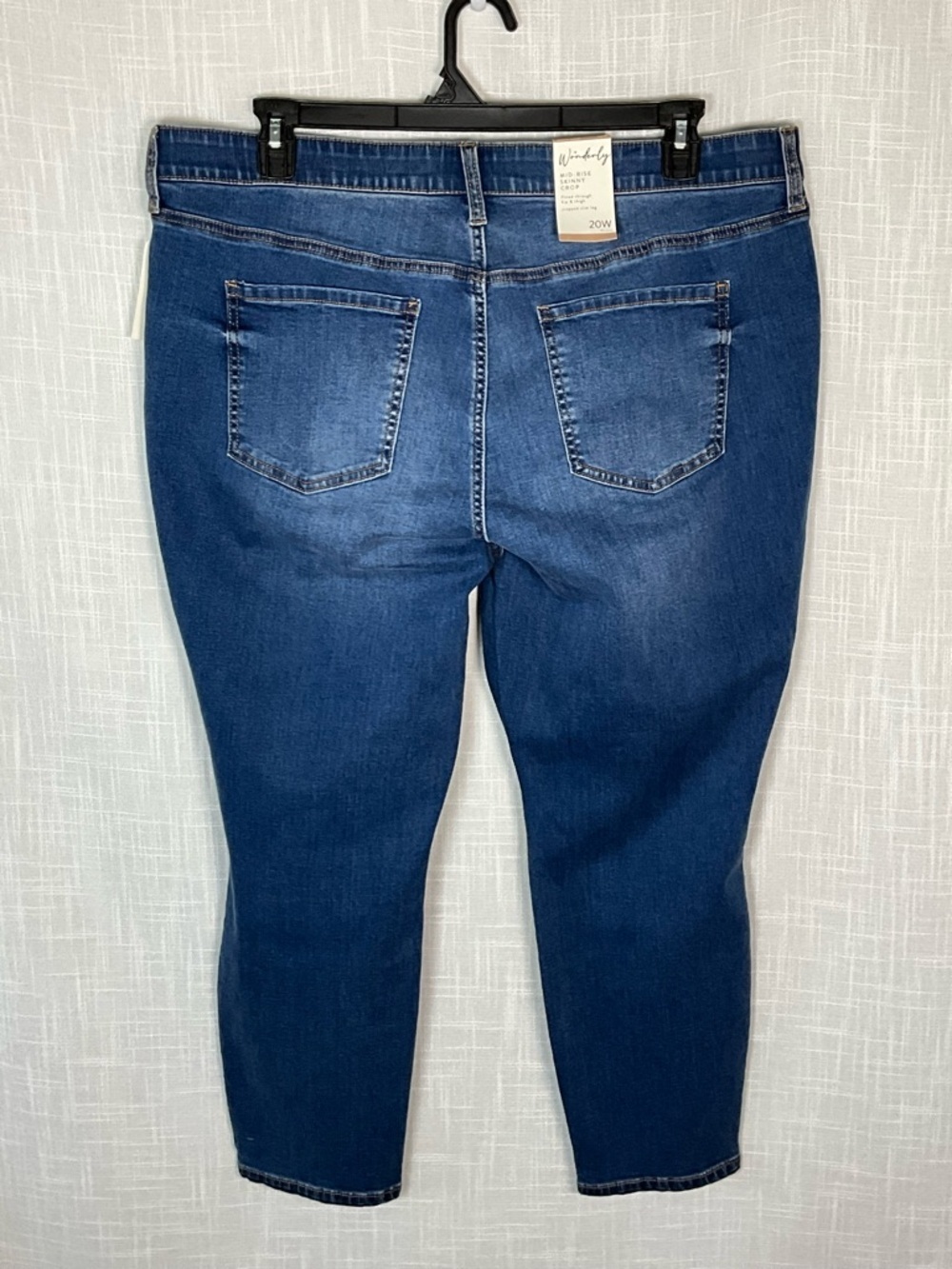 Wonderly Jeans Size 20W Blue Mid-Rise Skinny Jeans NWT - Picture 4 of 8